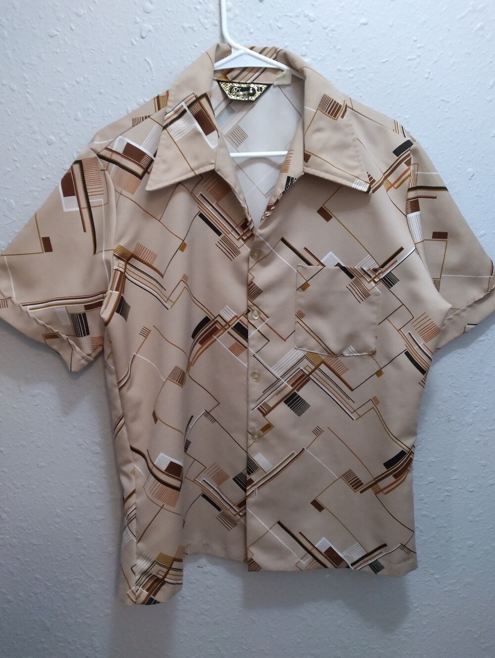 Vintage Triumph Mens Button Down Shirt